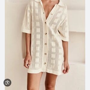 Runway Scout Parisian Sun Dress (Cream) - size / size Medium